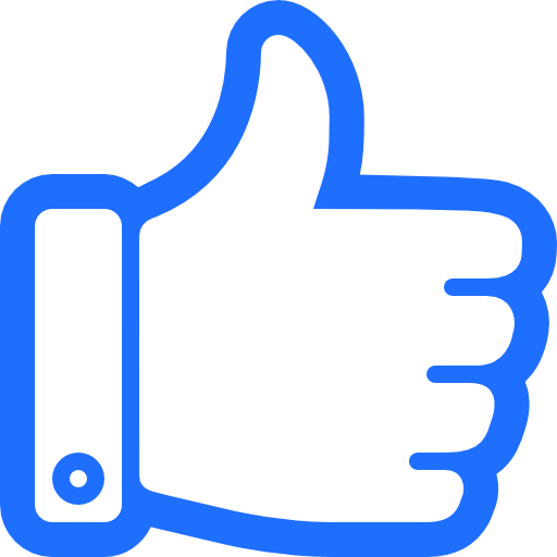 blue thumb icon

